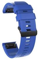 GIGAPACK GP-149240 Garmin Fenix 7X Solar / Fenix 7X Sapphire / Fenix 7X Pro Solar 26mm sötétkék szilikon óraszíj (GP-149240)
