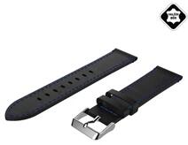 GIGAPACK GP-68659 univerzális 20mm fekete bőr óraszíj (GP-68659)