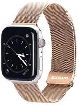 DUX DUCIS GP-125879 Apple Watch Series SE 2 40mm / Series 9 41mm / Series 8 41mm arany alumínium milánói óraszíj (GP-125879)