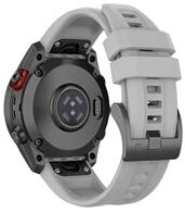 GIGAPACK GP-149208 Garmin Fenix 7S Solar / Fenix 7S Sapphire / Fenix 7S Pro Solar 20mm szürke szilikon óraszíj (GP-149208)