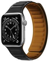 GIGAPACK GP-142777 Apple Watch Ultra 2 49mm / Watch Ultra 49mm / Watch Series SE 44mm fekete szilikon óraszíj (GP-142777)
