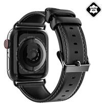 DUX DUCIS GP-152507 Apple Watch Ultra 2 49mm / Watch Ultra 49mm / Watch Series 9 45mm fekete bőr óraszíj (GP-152507)