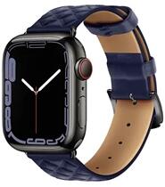 HOCO WA18_BLUE Apple Watch Series 9 41mm / Watch Series SE 40mm / Watch Series SE 2 40mm sötétkék szilikon óraszíj (WA18_BLUE)