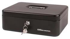 Office Depot nagy pénzkazetta fekete (4049653) - bestbyte