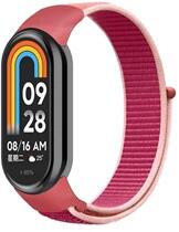 GIGAPACK GP-146558 Xiaomi Band 8 rózsaszín nylon óraszíj (GP-146558)