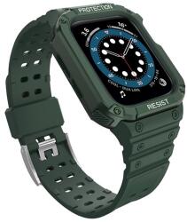 GIGAPACK GP-141565 Apple Watch Series 9 41mm / Watch Series 3 38mm / Watch Series 2 38mm sötétzöld szilikon óraszíj (GP-141565)