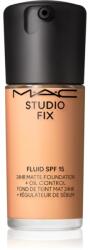MAC Cosmetics Studio Fix Fluid SPF 15 24HR Matte Foundation + Oil Control mattító alapozó SPF 15 árnyalat NW22 30 ml