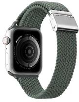 DUX DUCIS GP-137706 Apple Watch Series 9 41mm / Watch Series 1 38mm / Watch Series 2 38mm sötétzöld textil óraszíj (GP-137706)