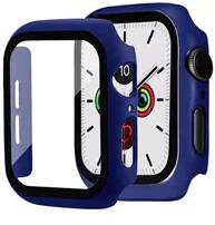 GIGAPACK GP-111515 Apple Watch Series 9 45mm / Series 8 45mm / Series 7 45mm sötétkék műanyag keret + kijelzővédő (GP-111515)