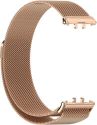 4wrist Szíj Samsung Fit 3-hoz - Milanese Loop Rose Gold