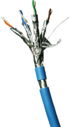 Datacom F/FTP vezeték CAT6A Eca LSOH 100m, kék (12151)