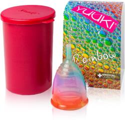 Yuuki Rainbow Jolly 1 + cup menstruációs kehely méret large (⌀ 46 mm, 24 ml)