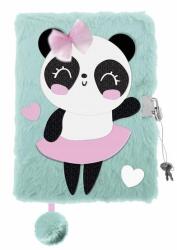 St. Majewski My little friend szőrmés kulcsos napló - A/5 - 96 lapos - Balerina Panda (669507)