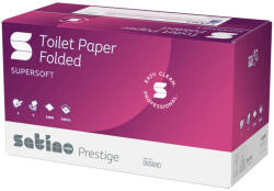 WEPA Satino Wepa Prestige hajtogatott toalettpapír cellulóz 2 réteg, 9, 8x21cm, 30x300 lap (W065680)