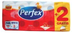 Perfex Toalettpapír 3 rétegű 100% cellulóz 120 lap/tekercs 8 + 2 tekercs/csomag Boni Perfex (SKU09306) - web24