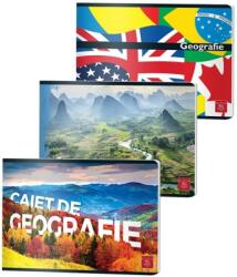 Pigna Caiet capsat, Geografie, 24 file, diverse modele, Pigna CC-GEO2400