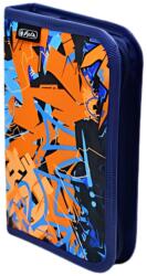 Herlitz Penar neechipat cu 2 clape Herlitz 9494740, Motiv street art (9494740) Penar
