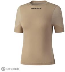 Shimano VERTEX SS BASE LAYER női póló, halványbarna (L/XL)