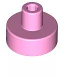 LEGO® 20482c104 - LEGO élénk rózsaszín kerek csempe, 1 x 1 méretű, pin csatlakozóval (20482c104)