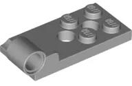 LEGO® 43056c86 - LEGO világosszürke zsanér lap alsó rész pin csatlakozóval és két lyukkal, 2 x 4 méretű (43056c86)