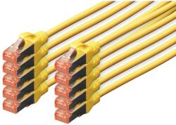ASSMANN CAT 6 S-FTP patch cord, Cu, LSZH (DK-1644-0025-Y-10) (DK-1644-0025-Y-10)
