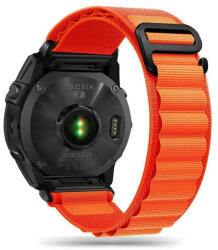 Tech-Protect Garmin Fenix 3 / 5X / 3HR / 5X Plus / 6X / 6X Pro / 7X nylon óraszíj - Tech-Protect Nylon Pro - narancs (TP607741)