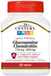 21st Century Glucosamine Chondroitin 750 mg / 600 mg - Triple Strength [60 Таблетки]