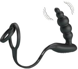 SESSO Vibrator anal cu inel penis Vibrator