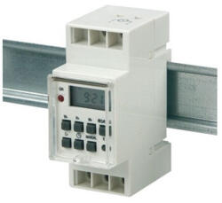 Anco 321221 3600 W 16 A 460VA 2A/230 V 50 Hz kalapsínre pattintható digitális heti időkapcsoló (321221) - haztartasibolt
