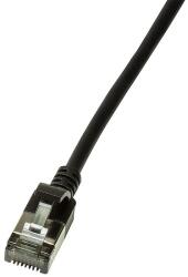 LogiLink Patch cable Cat. 6A STP TPE SlimLine black 3, 0m (CQ9063S)