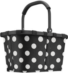Reisenthel carrybag fekete-fehér pöttyös női bevásárló kosár (BK7072)