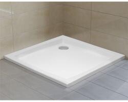 H2O Slim Nero C zuhanytálca szögletes 90x90x8 + szifon 12322 (12322)