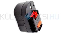 VHBW NiMH-akkumulátor 1500mAh 12V - Elektromos szerszámgépekhez Black & Decker A12, A12-XJ, A12EX, A1712, BD1204L, BPT1047, Firestorm FS120B, FS120B (WB-800114680)