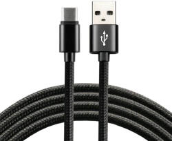 everActive USB- USB-C/ Type-C kábel 3A 2m fekete (CBB-2CB)