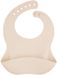 Canpol Babies vízálló szilikon előke zsebbel - Bézs