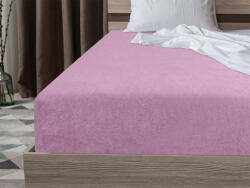  Cearsaf Frotir cu elastic EXCLUSIVE 90x200 cm roz