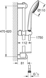 GROHE Euphoria 110 Champ. zuh. szett