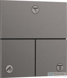 Hansgrohe ShowerSelect Comfort E 3 funkciós falsík alatti kád /zuhany csaptelep belső egység nélkül, szálcsiszolt fekete króm 15573340 (15573340)