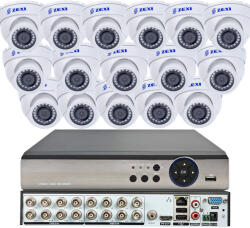 ZEXI 16 DOME kamerás 5MP 2, 8mm AHD RENDSZER
