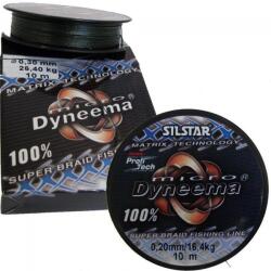 SILSTAR Ptd935 silstar pt dyneema 10m 0, 35 /32, 8kg/ fonott előkezsinór (PTD935) - nextfish