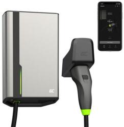 GreenCell Green Cell GC HabuDen Wallbox 22kW 32A 5m Cablu Tip 2 Stație de încărcare inteligentă EV pentru mașini electrice cu aplicație GC Bluetooth WiFi (EVGC021A2250)