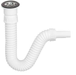 TEXO mosogató szifon flexibilis csővel - Ø 1" x 0, 5 m x Ø 40/32 mm (S00022)