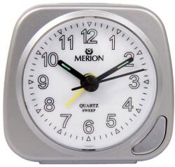 Merion ébresztőóra, quartz, ezüst színű (3745-8)