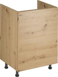 TEMPO KONDELA Mosogató szekrény, artisan tölgy, univerzális, LANGEN D60Z