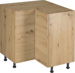 TEMPO KONDELA Sarok alsó szekrény, artisan tölgy, LANGEN D90N