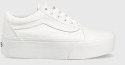 Vans sportcipő old skool stackform fekete, női - fehér Női 40.5