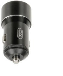 XO CC30 Car Charger autós szivargyújtó töltő, 2XUSB-A, 2.4A, fekete