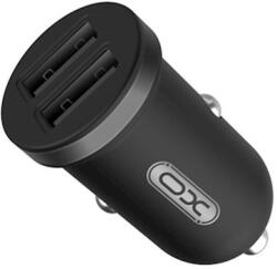 XO CC18 Car Charger autós szivargyújtó töltő, 2XUSB-A, 2.1A, fekete