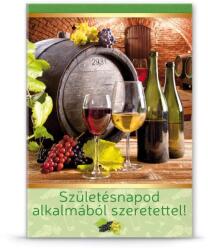 Ars Una alkalmi extra borítékos képeslap F boros-születésnapi 3259 (30063259)