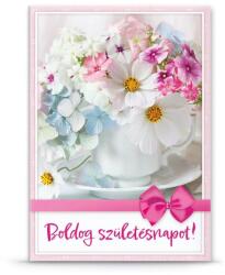 Ars Una alkalmi extra borítékos képeslap F virágos-születésnapi 4423 (30064423)